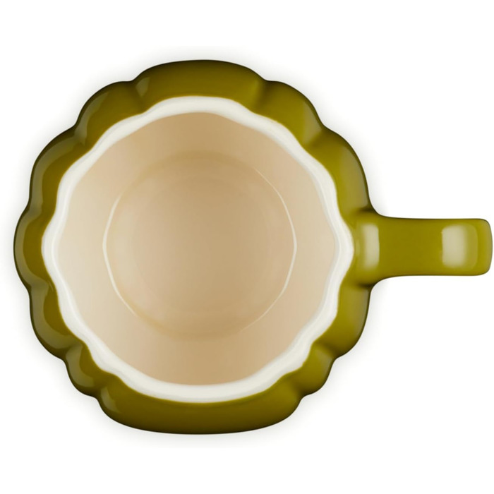 Кружка Le Creuset з кришкою, 400 мл, оливковий зелений (Leaf It To Me)