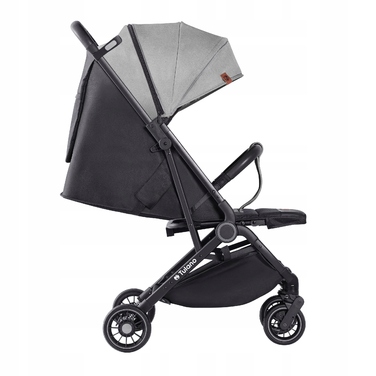 Дитячий прогулянковий візок TULANO Milan 35, сірий, легкий, складний, з москітною сіткою