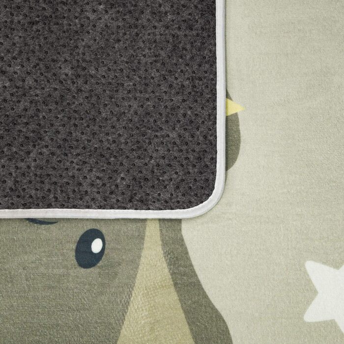 Дитячий килимок Дитячий килимок Коала Слон Хмари Зірки Небо Місяць, Колір Розмір (80 х 150 см, бежевий)