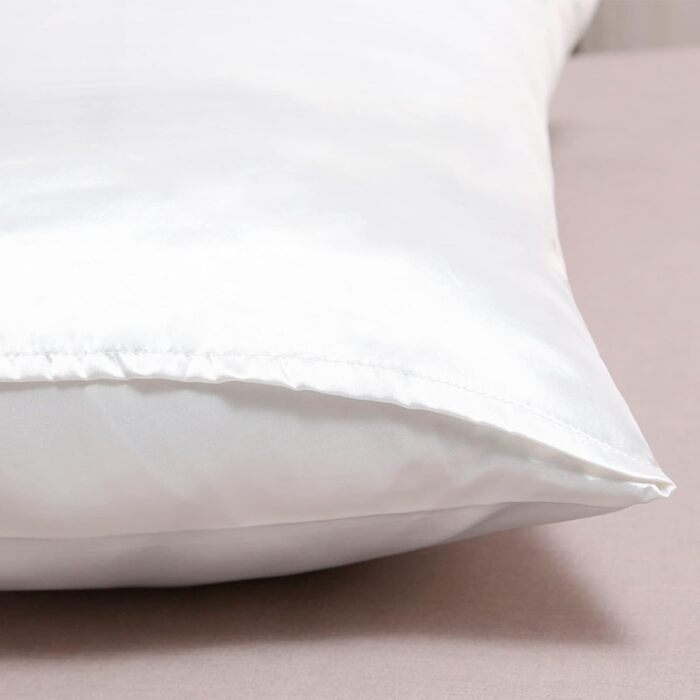 Подушка для ніг та стегон Dioxide для тих, хто спить на боці, з memory foam. Підтримка ніг, колін, стегон, спини та для вагітних. Білий колір.