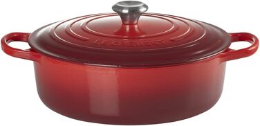 Запіканка чавунна Le Creuset Signature, 30 см, 6,2 л, червона вишня, для всіх плит/духовок