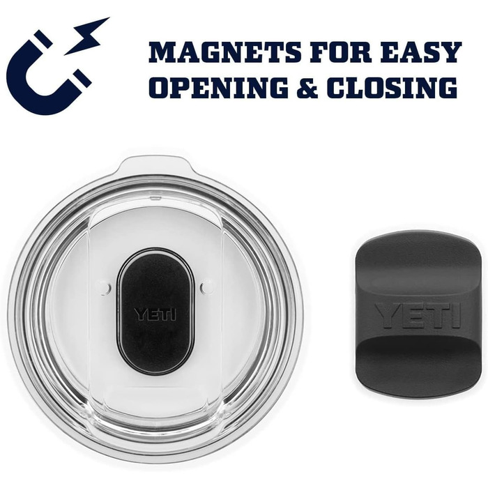 Термос YETI Rambler з кришкою MagSlider, 296 мл, Charcoal