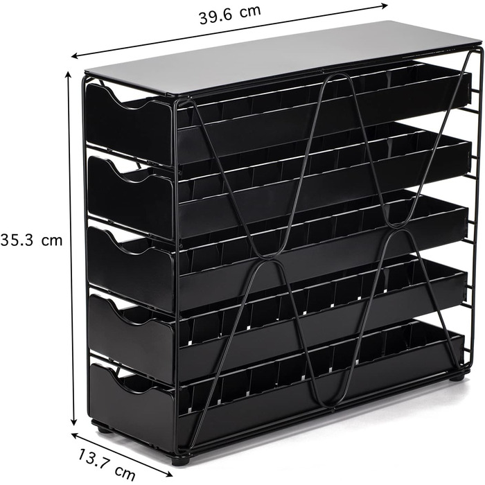 Організатор для капсул Nespresso Vertuo від Bagoo - 5-ярусна стійка для зберігання