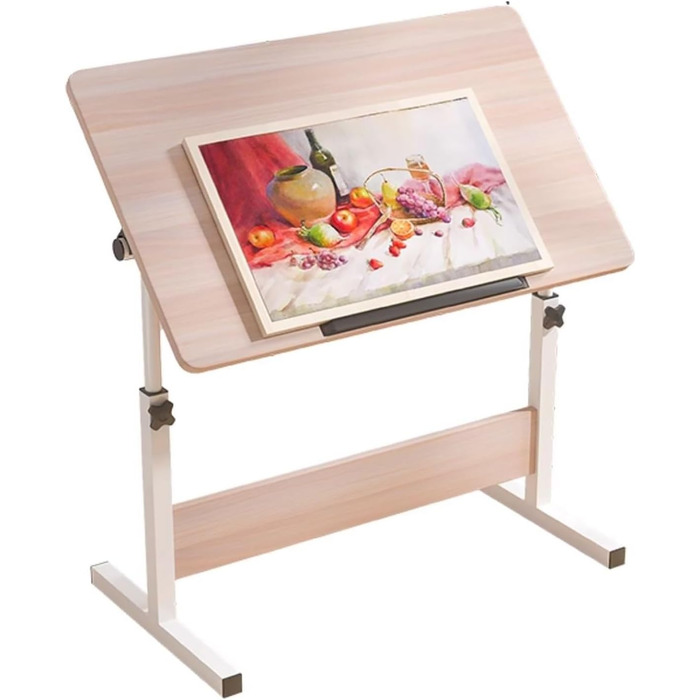 Складаний столик для малювання, регульована висота, мольберт-столик для дому та офісу, диванів та соф, розмір 60 см
