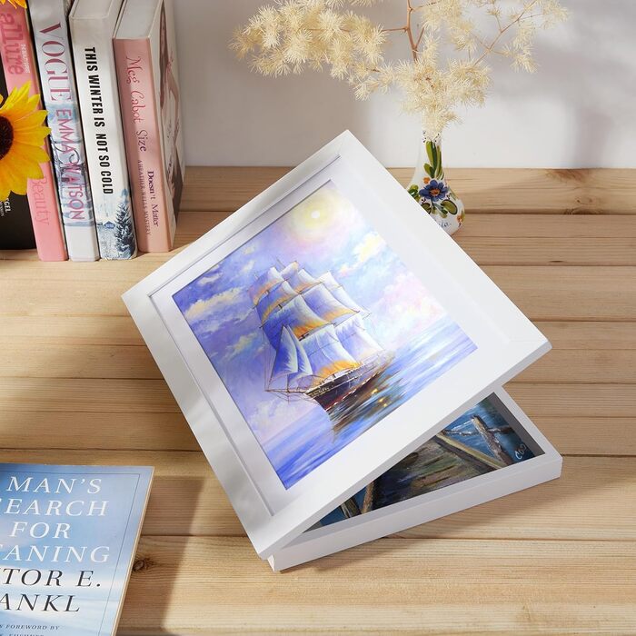 Рамки для дитячих малюнків A4 Kromapolis (2 шт.) з екологічного MDF, дерев'яний колір