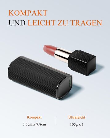 Електричні грілки для рук KINREECELL 10000mAh, 2 шт., з магнітним з'єднанням, зарядний кейс, 4 режими нагріву, до 55°C, тривалий час роботи, портативні
