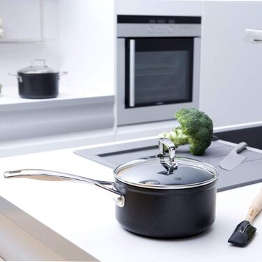 Скляна кришка Le Creuset Ø 30 см для каструль та сковород з чавуну та алюмінію, ручка з нержавіючої сталі