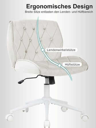 Крісло для дому та офісу Symino з функцією гойдання, крісло для макіяжу та письмове, з м'якої еко-шкіри, регульоване по висоті, поворотне на 360°, ергономічне, до 150 кг, велике