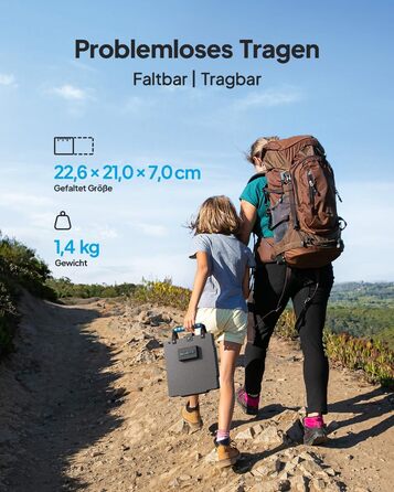 Портативна електростанція BLUETTI Elite 30 з сонячною панеллю 60W: 288 Wh, 600W, LFP акумулятор, 1500W (Power Lifting), швидка зарядка