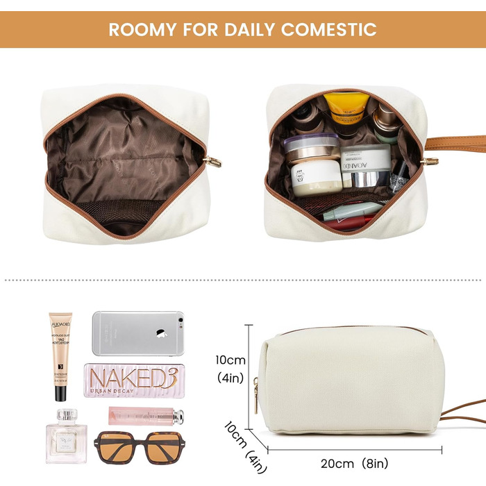 Сумка для ноутбука LOVEVOOK 15.6 дюймів: велика, зручна, для роботи, навчання, подорожей (бежева, коричнева)