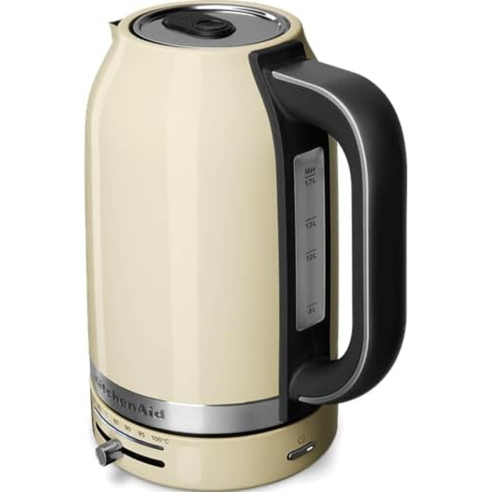 Електричний чайник KitchenAid з регулюванням температури 50-100°C, 1.7L, кремовий колір