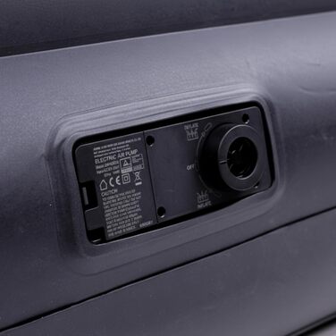 Надувний матрац-ліжко AVENLI для 2 осіб, 203x152x46 см, з інтегрованою помпою, флаокована поверхня, для дому та кемпінгу