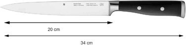 Набір ножів WMF Grand Class 6-частинний з бруском, нержавіюча сталь, Made in Germany