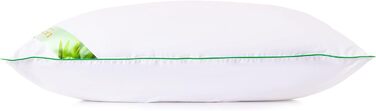 Бамбукова подушка Pen-Pol - - Гіпоалергенна подушка - Подушка для ліжка - Подушка для сну для дому - Натуральний матеріал - Бамбукова подушка для спальні - Високоякісний наповнювач подушки (40x60, білий)