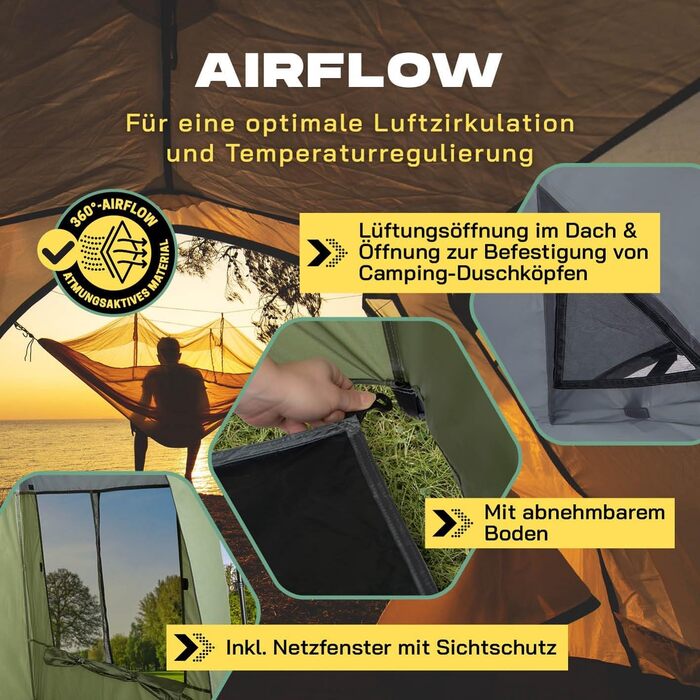 LUMALAND Преміум душова кабіна | Намет для туалету для використання в приміщенні та на вулиці | Мобільний передягальня та намет для зберігання | Намет для фотографії тварин | Ідеально підходить для кемпінгу, фестивалів та риболовлі | Водонепроникний та ві