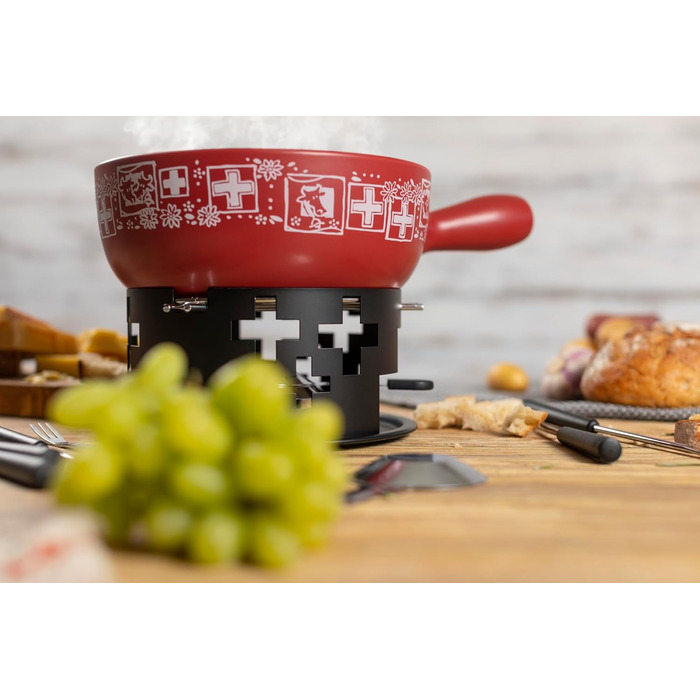 Фондю KUHN RIKON 32317 з кераміки, для приготування сирної страви
