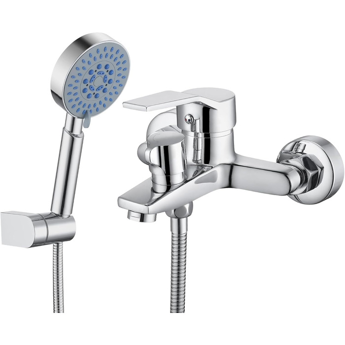 Змішувач для ванни з душем (хром) з 3 режимами, набір для ванної кімнати (Bs102)