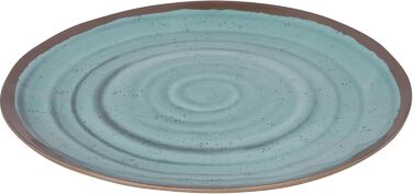 Набір посуду Bo-Camp Melamin Halo: тарілки для кемпінгу, подорожей та пікніків (бірюзовий)