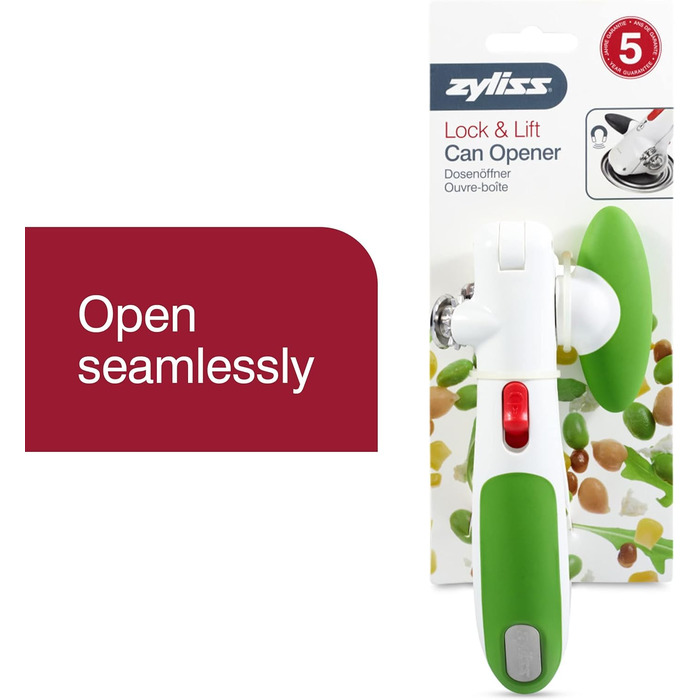 Відкривачка для консервів Zyliss Lock N Lift зелена (нова)