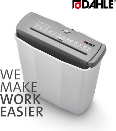 Шредер Dahle PaperSAFE PS 120: безпечне знищення документів, P4, 8 листів, сірий