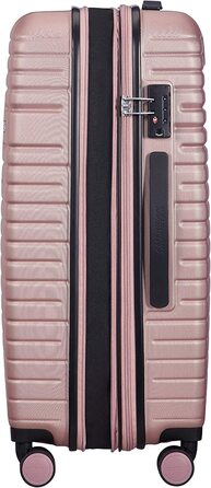 Валіза American Tourister Aero Racer Spinner 68, що розширюється, 75,5 л, Jet Black/Rose Pink