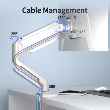 Кріплення для монітора Suptek MD01A: газ-амортизатор, 13-32