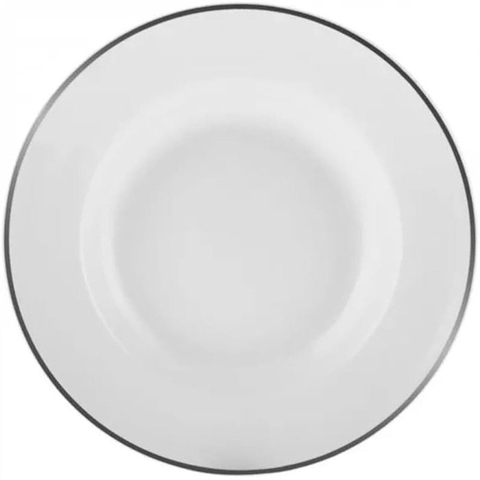 Предмети Набір порцелянового посуду на 6 персон Унікальний дизайн, раунди, комбо-сервіз, білий порцеляновий посуд, повсякденний та спеціальний посуд (16 предметів, платініум), 24