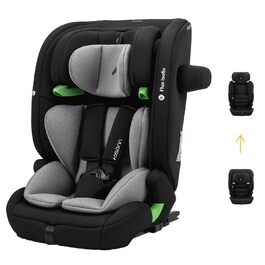 Дитяче автокрісло Osann Flux Isofix, i-Size від 76 до 150 см, зростаюче дитяче автокрісло Isofix- сірий меланж i-Size сірий меланж