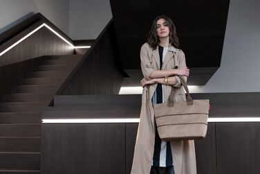Шопер Reisenthel Shopper E1 - велика сумка для покупок, Herringbone Mokka