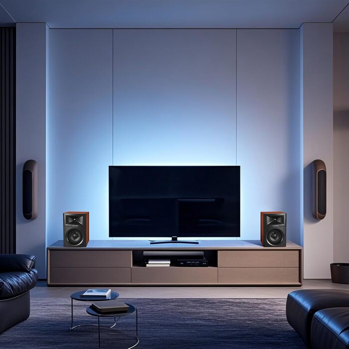 Акустичні колонки Sanyun SW203 4.0 - 60W, 4-Way, DSP, 3D звук, USB/Bluetooth 5.4, AUX, для студії (Чорний)