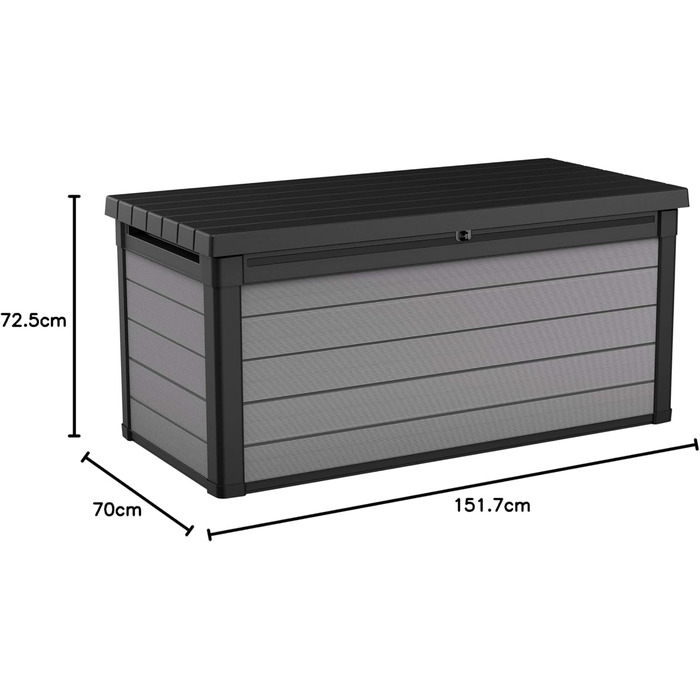 Ящик для подушок Keter Ondis24 Premier Box XL, садові меблі, водонепроникний, 570 л