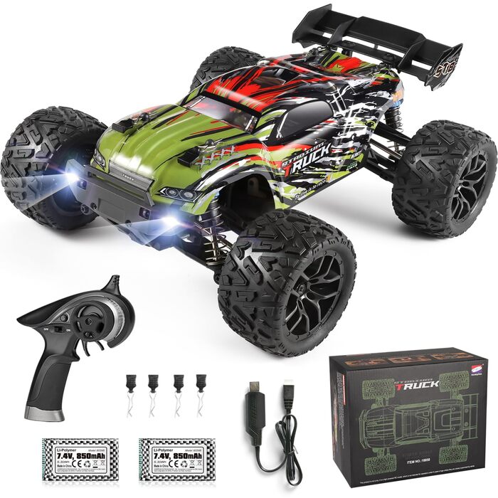 Радіокерований позашляховик Haiboxing Hailstorm 1/18 4WD 36 км/год, електричний RC автомобіль для бездоріжжя, водонепроникний