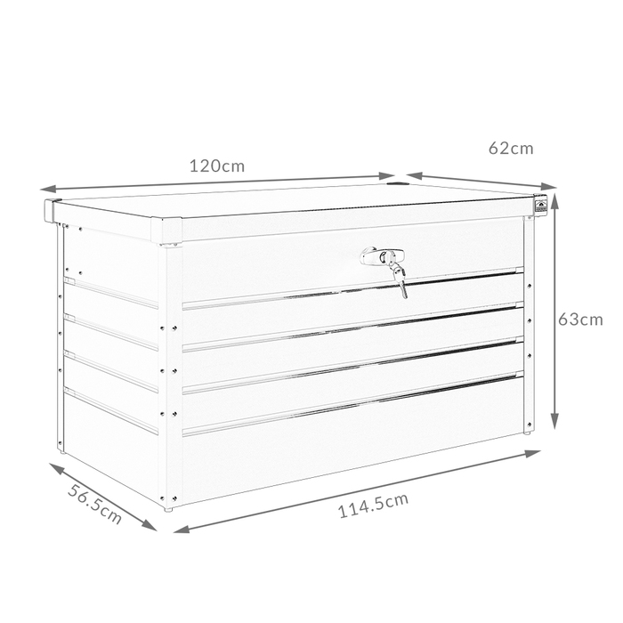 Металева опорна коробка Anthracite 385L