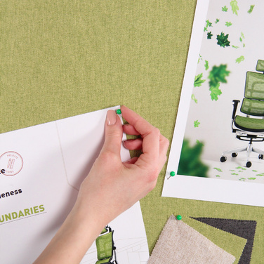 Набір з 2-х мобільних акустичних перегородок FLEXMIUT, зелені, hjh OFFICE