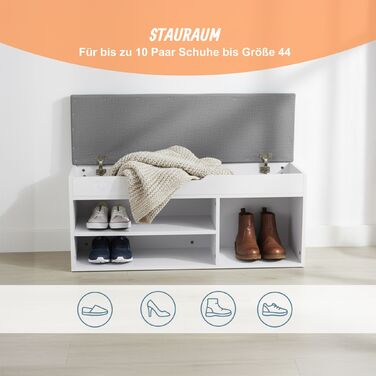 Сховище для взуття Relaxdays з місцем для зберігання