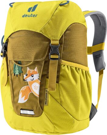 Дитячий рюкзак deuter Unisex Kids Forest Fox 14 л (1 упаковка) (арктично-сланцевий, 14 довгий, комплект з рюкзаком для дитячого садка, куркумою)