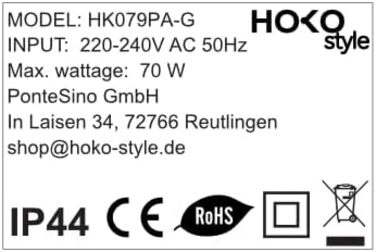LED дзеркало для ванної кімнати HOKO Texas 60x80 см / 80x60 см з підсвічуванням, протитуманним покриттям та чорним металевим каркасом. Можливість встановлення вгору та вбік. Сенсорне керування + світло, регулювання кольору 2700-6500K (тепле, холодне, нейт