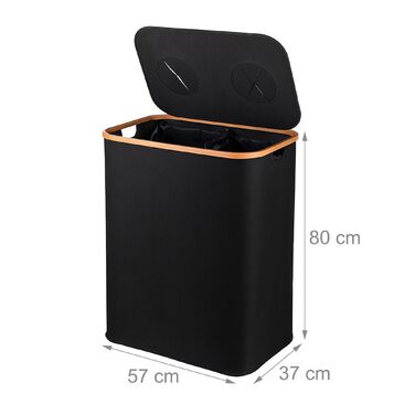 Контейнер для збору пляшок Relaxdays з двома відділеннями