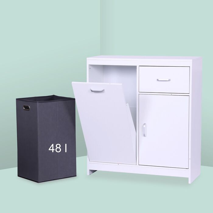 Шафа для білизни Relaxdays з містким мішком для білизни (48 л)