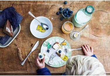 Набір дитячого посуду WMF Safari 6-частинний (з нержавіючої сталі), від 3 років, Cromargan, для миття в посудомийній машині