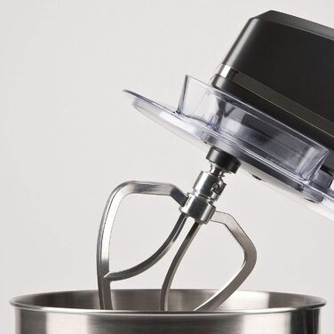 Кухонна машина Pastaio 10 & Lode, 1500 Вт, 10 літрів, нержавіюча сталь, 6 швидкостей, сірий колір