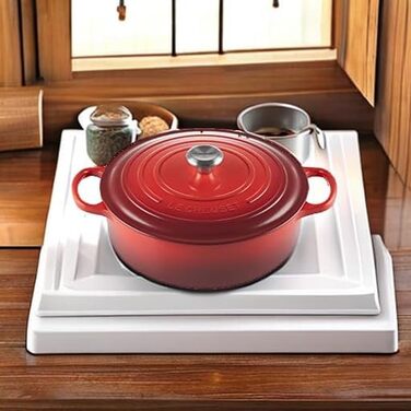 Запіканка чавунна Le Creuset Signature, 30 см, 6,2 л, червона вишня, для всіх плит/духовок