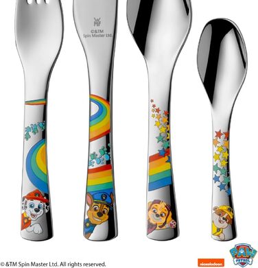 Набір дитячого посуду Paw Patrol від WMF: нержавіюча сталь, від 3 років, Cromargan, 4 предмети