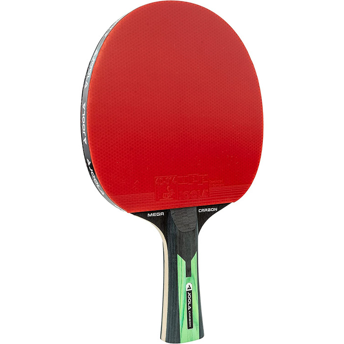 Ракетка для настільного тенісу JOOLA Carbon схвалена ITTF професійна ракетка для настільного тенісу для просунутих гравців-технологія Carbowood (MEGA CARBON, комплект з корпусом для ракетки)