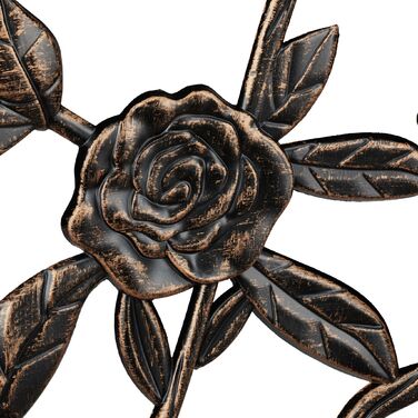 Relaxdays Лавки для саду в стилі вінтаж, з декором у вигляді троянд