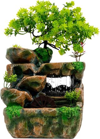 Кімнатний фонтан з LED підсвічуванням: декор для дому, офісу та інтер'єру