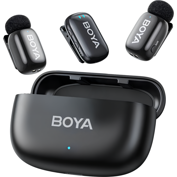 Бездротовий петличний мікрофон BOYA mini-18 TRS for camera Black