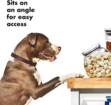 Контейнер для корму OXO Good Grips Pet POP 4.2 л з лопаткою | Безпечний, герметичний, BPA-free | Для собак та котів