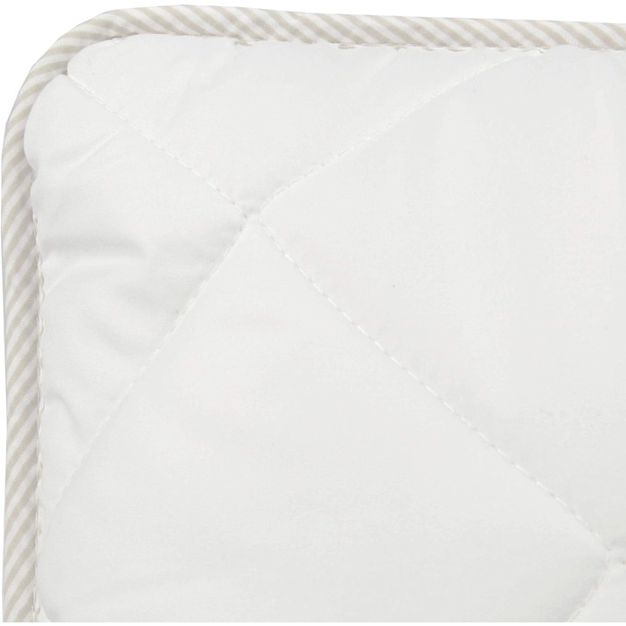 Високоякісна подушка 80х80см (наповнювач із синтетичних волокон) із захисним чохлом із 100 бавовни, пуху, підходить для алергіків на домашній пил (гігієна)
