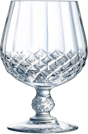 Набір келихів для коньяку Cristal d'Arques Paris Longchamp, 320 мл, 6 шт., Kwarx, міцна упаковка